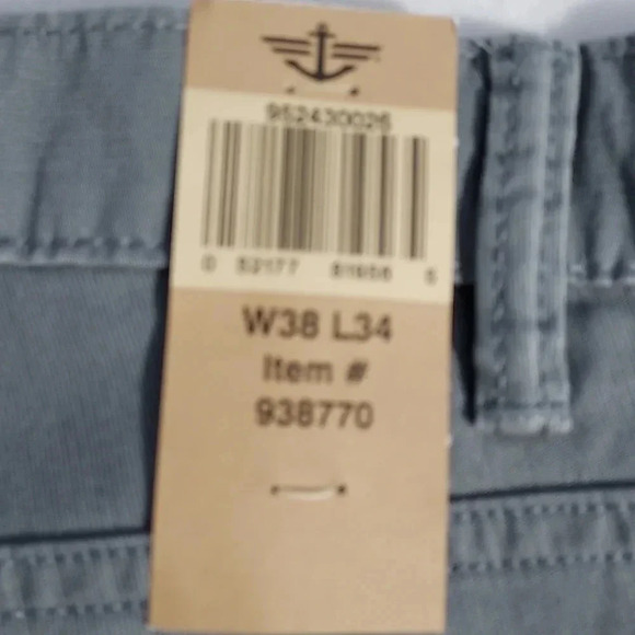 NWT Dockers Pacific 5 Pocket Straight Fit Grey Pants Men W38 L34 - Picture 8 of 10